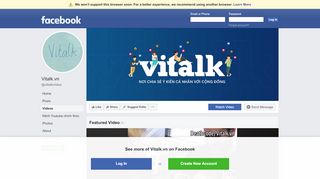 
                            5. Vitalk.vn - Videos | Facebook