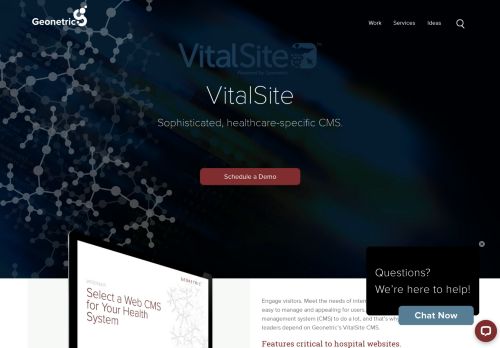 
                            11. VitalSite CMS: Healthcare Content Management System - ...