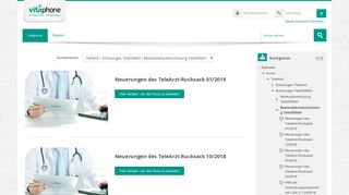 
                            6. vitaphone: Bestandskundenschulung TeleVERAH - TeleArzt