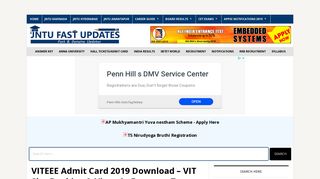 
                            12. VITEEE Admit Card 2018 Download Available - VITEEE Slot Booking ...