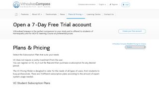 
                            3. VithoulkasCompass.com - Student Pricing