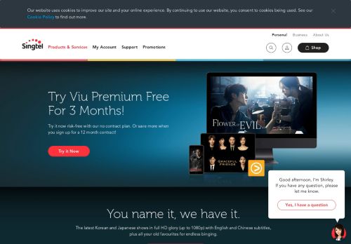 
                            3. Viu Premium - Singtel