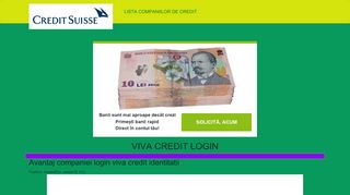 
                            12. Viva credit login - împrumuturi online - Credit pe loc