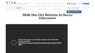 
                            7. VIVA Video: Slide the City North Vancouver | VIVA Lifestyle & Travel