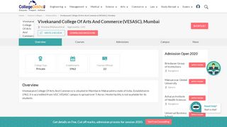 
                            9. Vivekanand College Of Arts And Commerce (VESASC), Mumbai ...