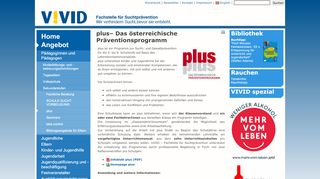 
                            9. VIVID - plus– Das österreichische Präventionsprogramm