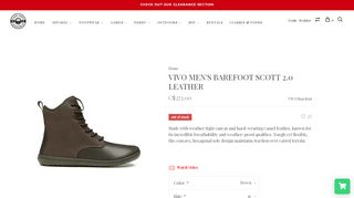 
                            8. VIVO Barefoot Mens SCOTT 2.0 Leather - Escape Sports Inc.