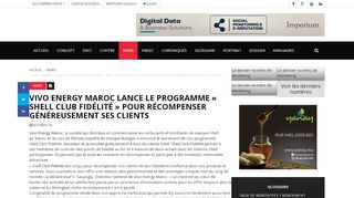 
                            6. Vivo Energy Maroc lance le programme « Shell Club ...