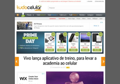 
                            13. Vivo lança aplicativo de treino, para levar a academia ao celular ...