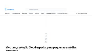 
                            11. Vivo lança solução Cloud especial para pequenas e médias ...