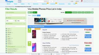 
                            9. Vivo Mobiles Price List in India | Smartprix