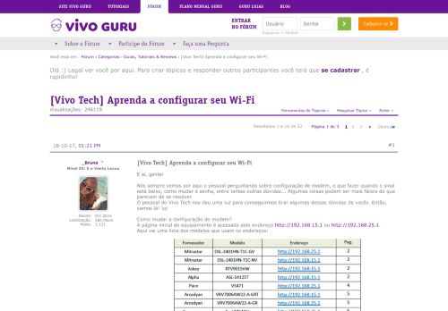 
                            13. [Vivo Tech] Aprenda a configurar seu Wi-Fi - Fórum Vivo