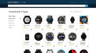 
                            4. vívoactive® 3 - Connect IQ Store | Free Watch Faces and Apps | Garmin