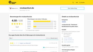 
                            11. vivobarefoot.de Bewertungen & Erfahrungen | Trusted Shops
