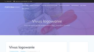 
                            10. Vivus logowanie | PożyczkaDarmo