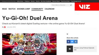 
                            12. VIZ | Blog / Yu-Gi-Oh! Duel Arena