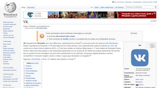 
                            10. VK (rede social) – Wikipédia, a enciclopédia livre