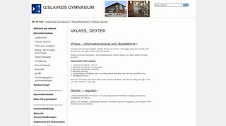 
                            1. Vklass, Dexter - Gislaveds Gymnasium