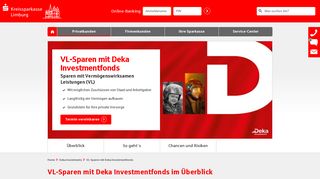 
                            12. VL-Sparen mit Deka Investmentfonds | Kreissparkasse Limburg