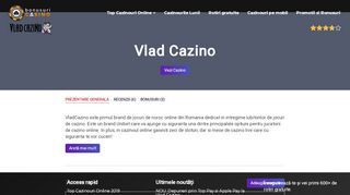 
                            10. Vlad Cazino - Bonusuri Casino