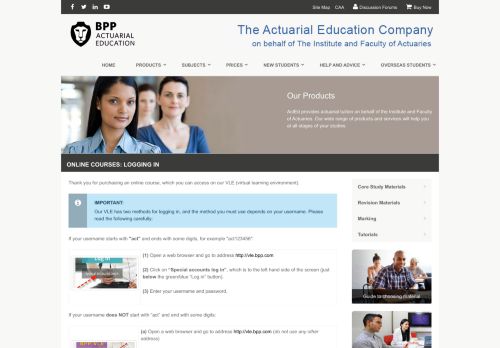 
                            7. VLE - Actuarial Education Company