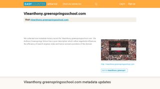 
                            6. Vle Anthony Greensprings School (Vleanthony.greenspringsschool ...