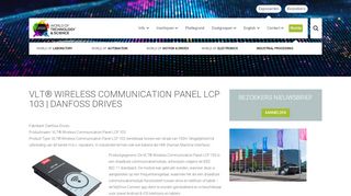 
                            6. VLT® Wireless Communication Panel LCP 103 | Danfoss Drives ...