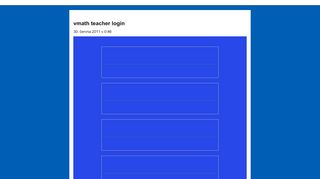 
                            9. vmath teacher login | fgiwenlf - Úvodní stránka - Blog.cz