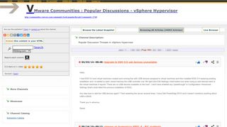 
                            2. VMware Communities : Popular Discussions - vSphere Hypervisor