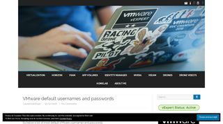
                            6. VMware default usernames and passwords – vDrone