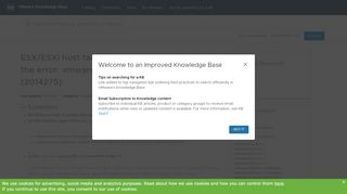 
                            2. vmware esx cannot synchronize host (2014275) - VMware Knowledge ...