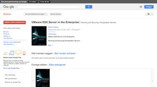 
                            10. VMware ESX Server in the Enterprise: Planning and Securing ...