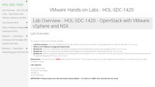 
                            11. VMware Hands-on Labs - HOL-SDC-1420