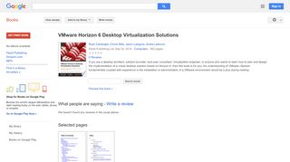 
                            8. VMware Horizon 6 Desktop Virtualization Solutions