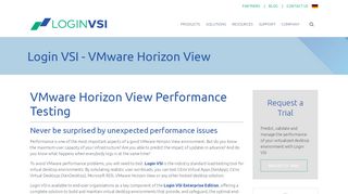 
                            8. VMware Horizon View Performance Testing - Login VSI