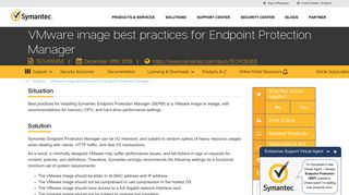 
                            3. VMware image best practices for Endpoint Protection Manager