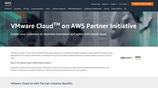 
                            12. VMware Partner Program - AWS - Amazon.com