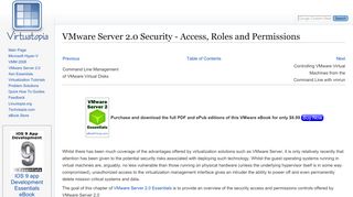 
                            7. VMware Server 2.0 Security - Access, Roles and Permissions ...