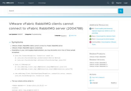 
                            10. VMware vFabric RabbitMQ clients cannot connect to vFabric ...