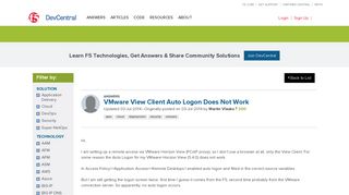 
                            7. VMware View Client Auto Logon Does Not Work - F5 DevCentral - F5 ...
