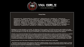 
                            8. VNA Privacy Policy - The VNA Girls