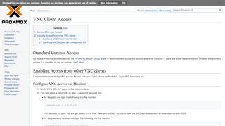 
                            2. VNC Client Access - Proxmox VE