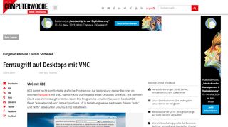 
                            2. VNC mit KDE - Ratgeber Remote Control Software: Fernzugriff auf ...