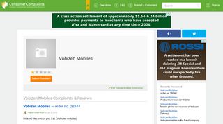 
                            10. Vobizen Mobiles - Consumer Complaints Forum