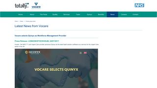 
                            13. Vocare selects Quinyx as Workforce Management ... - Vocare - news