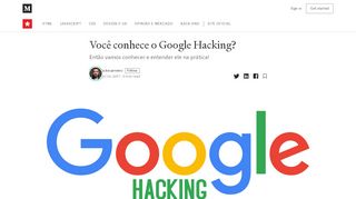 
                            2. Você conhece o Google Hacking? – Tableless – Medium