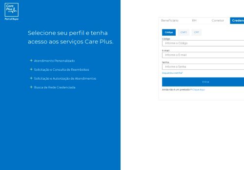 
                            3. Você é Credenciado? - Care Plus