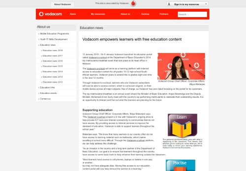 
                            13. Vodacom empowers learners with free education content - Vodacom ...