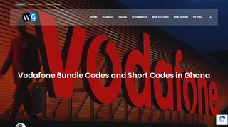 
                            12. Vodafone Bundle Codes and Short Codes in Ghana | Website Ghana