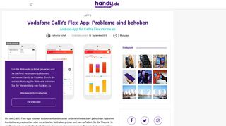
                            3. Vodafone CallYa Flex-App: Probleme sind behoben - Handy.de